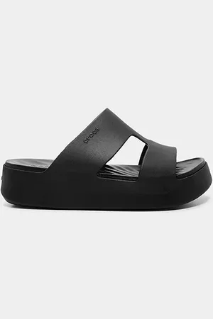 Crocs Sandália Plataform H-Trap