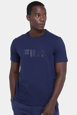 Fila Camiseta Letter Masculina