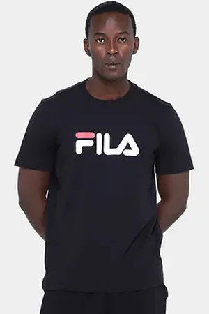Fila Camiseta Letter Masculina