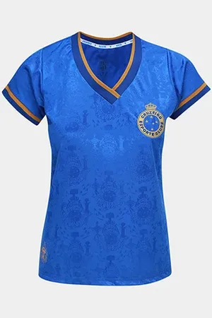 RetrôMania Camisa Cruzeiro Tríplice Coroa 2003 Feminina