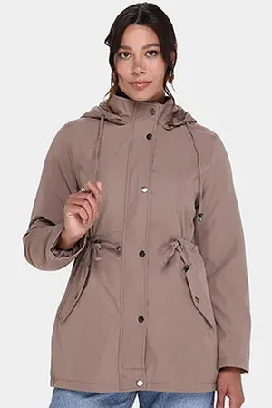 FACINELLI Casaco Capuz Parka Peluciada Feminino
