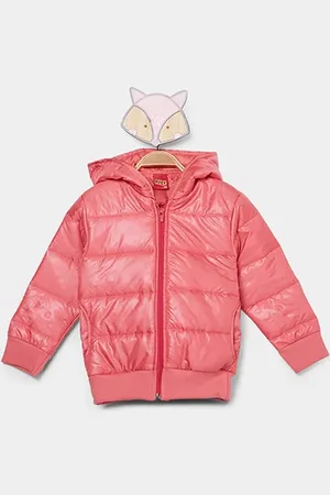 KYLY Jaqueta Puffer Infantil Capuz Menina