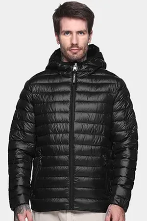 Calvin Klein Jaqueta C/ Capuz Matelassê Masculina