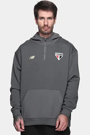 New Balance Moletom C/ Capuz São Paulo 25/26 Viagem Masculino