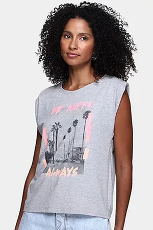 Malwee Blusa Básica Feminina