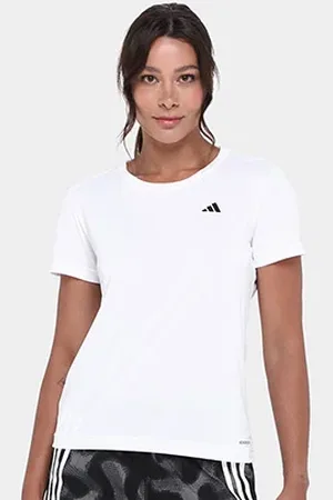 adidas Camiseta Own The Run 3 Listras Feminina