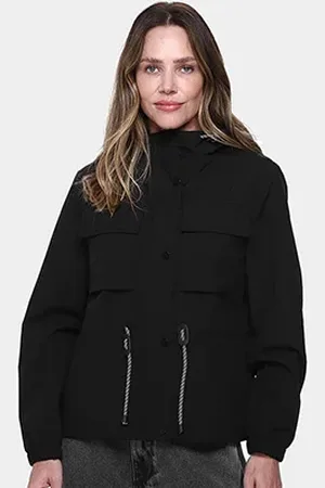 FACINELLI Casaco Parka Acinturada Cargo Feminino