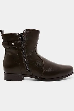 MOONCITY Bota Montaria Cano Curto Feminina