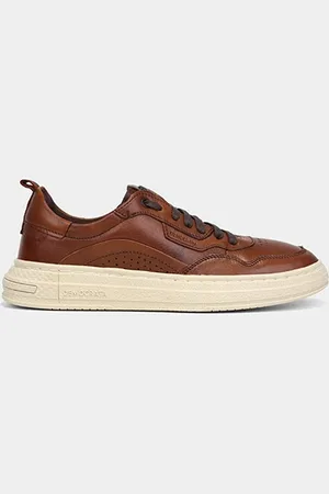 Democrata Tênis Couro Denim Jake Masculino