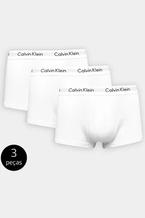 Calvin Klein Kit Cueca Boxer Trunk 3 Peças