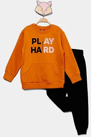 KYLY Conjunto Longo Moletom Infantil Play Hard Menino