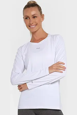 Fila Camiseta Sun Protect Breezy Manga Longa Feminina