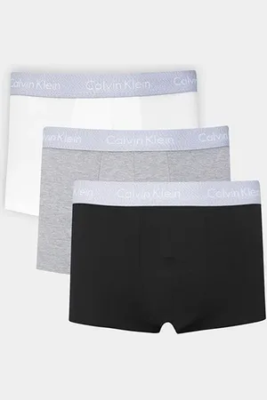 Calvin Klein Kit Cueca Boxer Low Rise Trunk Classic Masculina