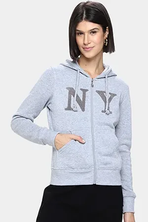 FACINELLI Moletom Aberto Bordado Feminino