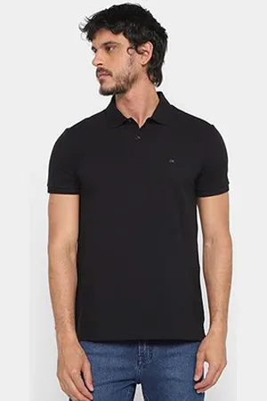 Calvin Klein Camisa Polo Slim Casual Masculina