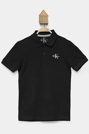 Calvin Klein Camisa Polo Infantil Manga Curta Menino