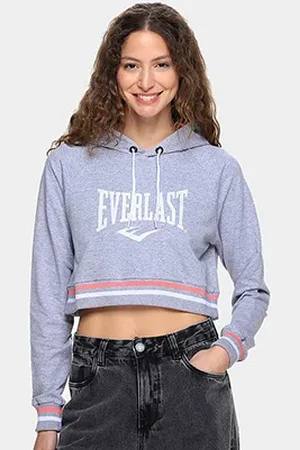 Everlast Moletom Cropped C/ Capuz Feminino