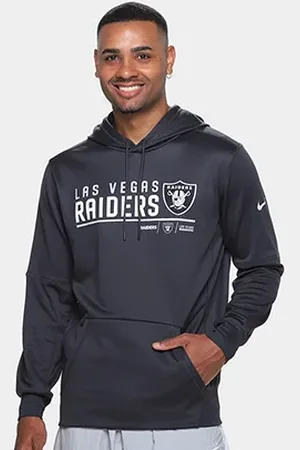 Nike Moletom NFL Las Vegas Raiders C/ Capuz Masculino