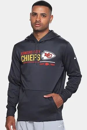 Nike Moletom NFL Kansas City Chiefs Therma C/ Capuz Masculino