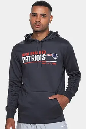 Nike Moletom NFL New England Patriots Therma C/ Capuz Masculino