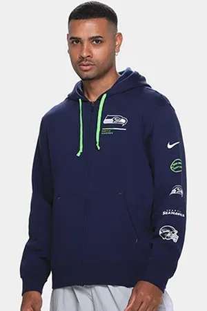 Nike Moletom NFL Seattle Seahawks Legacy Fz C/ Capuz Masculino