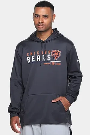 Nike Moletom NFL Chicago Bears Therma C/ Capuz Masculino