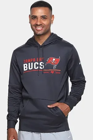 Nike Moletom NFL Tampa Bay Buccaneers Therma C/ Capuz Masculino