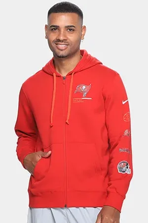 Nike Moletom NFL Tampa Bay Buccaneers Legacy Fz C/ Capuz Masculino