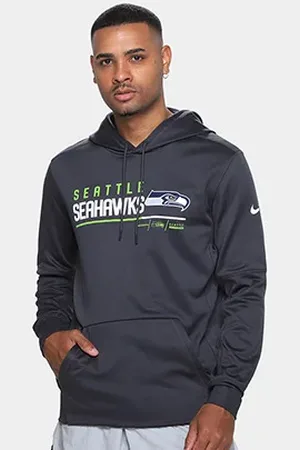 Nike Moletom NFL Seattle Seahawks Therma C/ Capuz Masculino