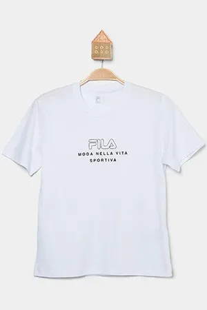 Fila Camiseta Infantil Conforto Vita Outline Menina