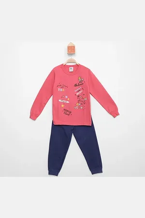MIA Kids Conjunto Infantil Moletom Miá Kids Estampado Unicórnio Menina