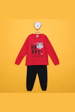 MIA Kids Conjunto Infantil Moletom Miá Kids Estampado Be Happy! Menina