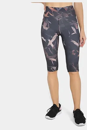 Hang Loose Bermuda Ciclista Folhagens Feminina