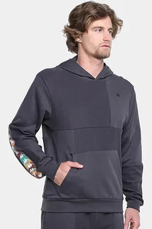 Kappa Moletom Banda Gwill Graphik Banda Tape Masculino
