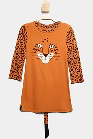 Hering Vestido Infantil Onça