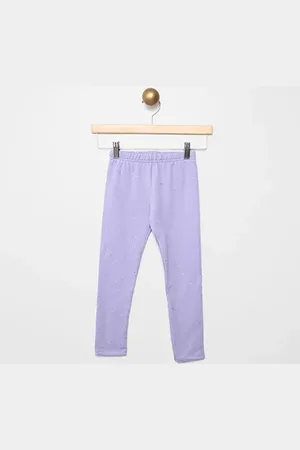Brandili Calça Legging Infantil Efeito Brilho Menina