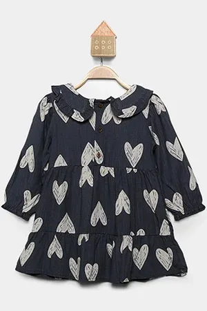 Hering Vestido Infantil Corações