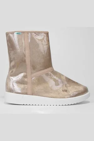 MOLECA Bota Cano Médio Verniz Feminina