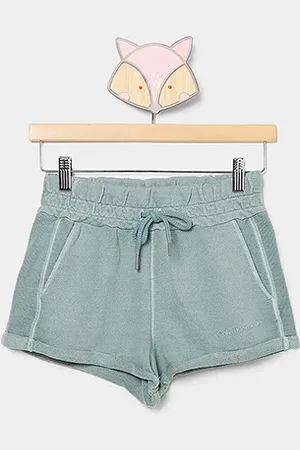 Calvin Klein Short Infantil Moletom Menina