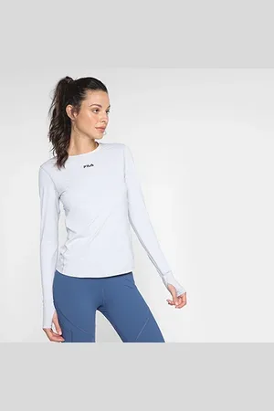 Fila Blusa Compress Slim Manga Longa Feminina