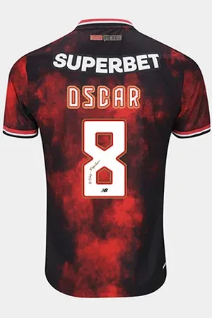 New Balance Camisa São Paulo 24/25 III Oscar nº 8 Torcedor Comemorativa Masculina