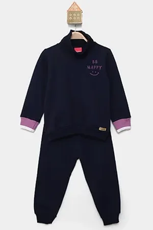 Kely & Kety Conjunto Longo Infantil Moletom Peluciado Gola Alta Menina
