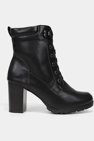 MOONCITY Bota Coturno Feminina