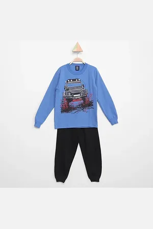 MIA Kids Conjunto Moletom Infantil Miá Kids Estampado Jeep Menino
