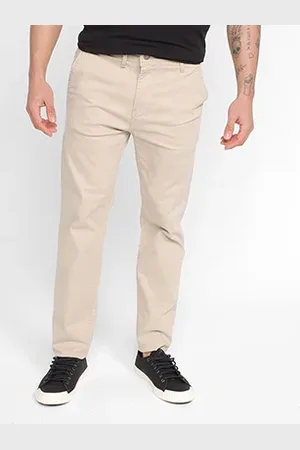 Calvin Klein Calça Sarja Chino Skinny Color Masculina