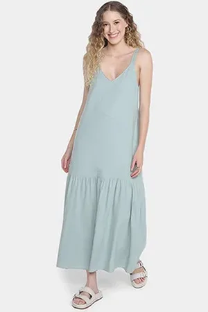 Hering Vestido Longo Casual Feminino
