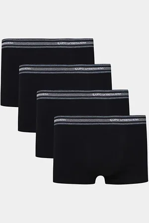 LUPO Kit Cueca Sunga Algodão 4 Peças