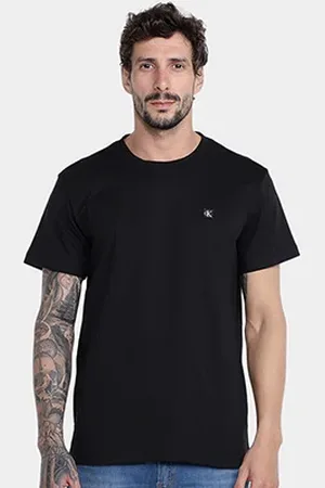 Calvin Klein Camiseta Mini Patch Ck Masculina