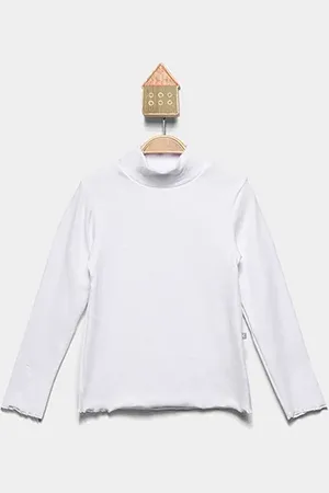 Hering Blusa Infantil Manga Longa Gola Alta Menina