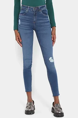 Malwee Calça Jeans Skinny Cintura Média Feminina